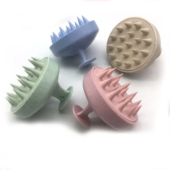 Head Massage & Cleansing Brush | Soft Scalp Massage | Wet & Dry Deep Conditioning