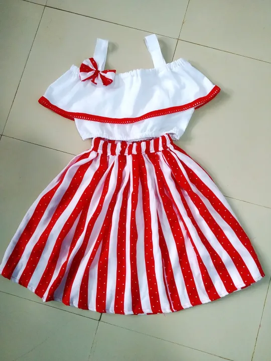 Handmade%20Baby%20girls%20Fashionable%20beautiful%202%20piece%20skirts%20set%20for%201-12%20years%20babies%20-%20Image%202