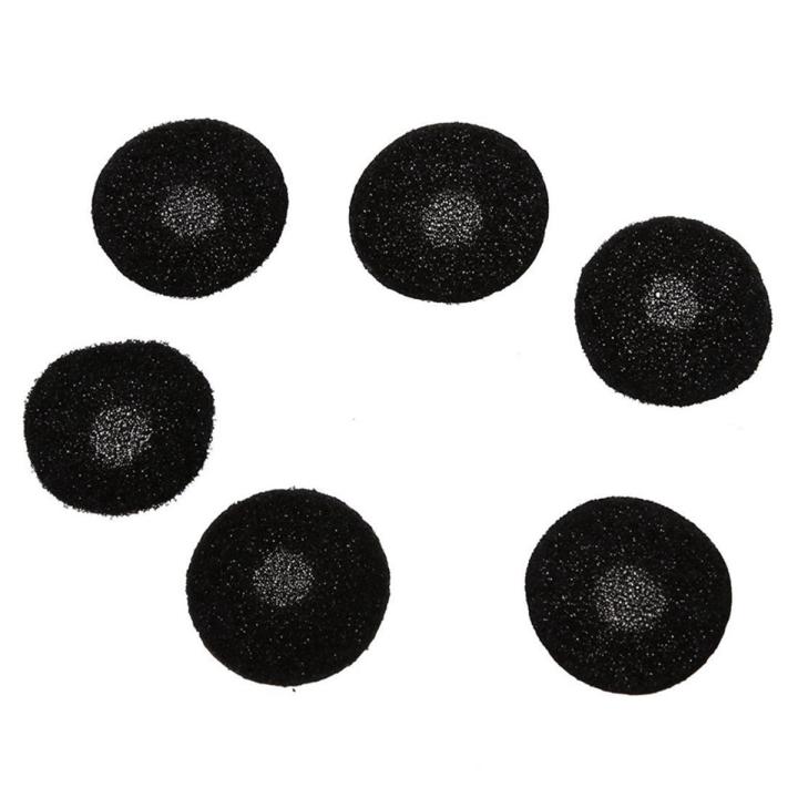 200 Pcs Black Sponge Earbud Headphone Cap Ear Pads Cover Replacement
