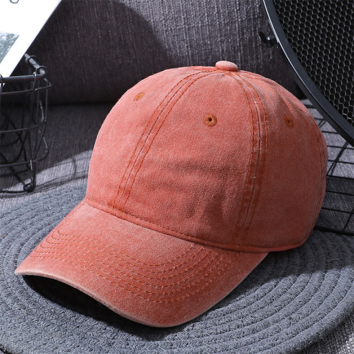 Men's%20Washed%20Pure%20Color%20Cap%20Baseball%20Cap%20-%20Image%207