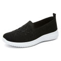 Purple Flats Shoes Women Loafers Knitted Mary Janes Sandal Shoes Grandma Cozy Flats Woman Summer Sneaker Breathable Dancing Shoe Moonlight Shines. 
