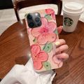 New Phone Case For Apple iPhone 15 Pro Max 15 Plus Cover Soft Blue Light Oil Painting Flower Silicone Anti Shock for iPhone 15 Plus 15 Pro Max Case. 