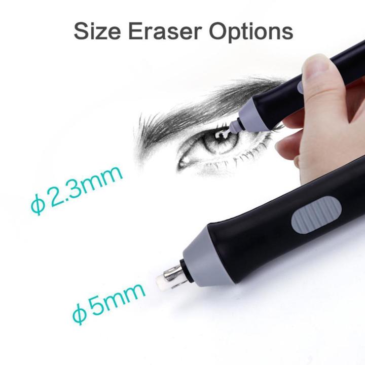 niceEshop%20Electric%20Eraser%20Kit%20,Automatic%20Pencil%20Eraser%20with%2022pcs%20Refills,Portable%20Eraser%20Brush%20for%20Artist%20Drawing,%20Painting,%20Sketching%20-%20Image%205
