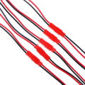 20pcs 2 Pin connector male female jst plug cable 22 awg wire for rc battery.