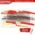 【Alizeker Mall】15values*10pcs 1W Zener diode kit DO-41 3V 3.3V 3.6V 3.9V 4.7V 5.1V 5.6V 10V 12V 13V 15V 18V 27V 30V. 