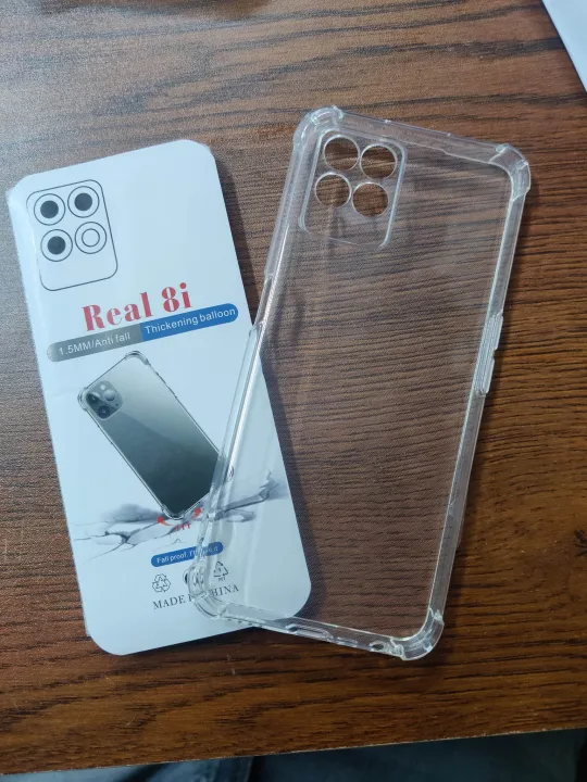 transparent%20back%20cover%20for%20realme%20narzo%2050/%20realme%208i%20-%20Image%202