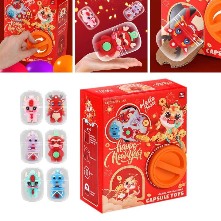 Mini Toy Capsule Machine Toy Prize Dispenser Egg Twisting Machine for Toddlers