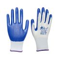 Xingyu N518 coated with adhesive gloves for labor protection, wear resistance, work on construction sites, anti slip, breathable rubber, cut resistant nylon nitrile. 