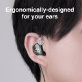 TRN MT1 10MM Dual Magnet Dynamic Driver Professional Grade In-Ear Monitor Earphone. 