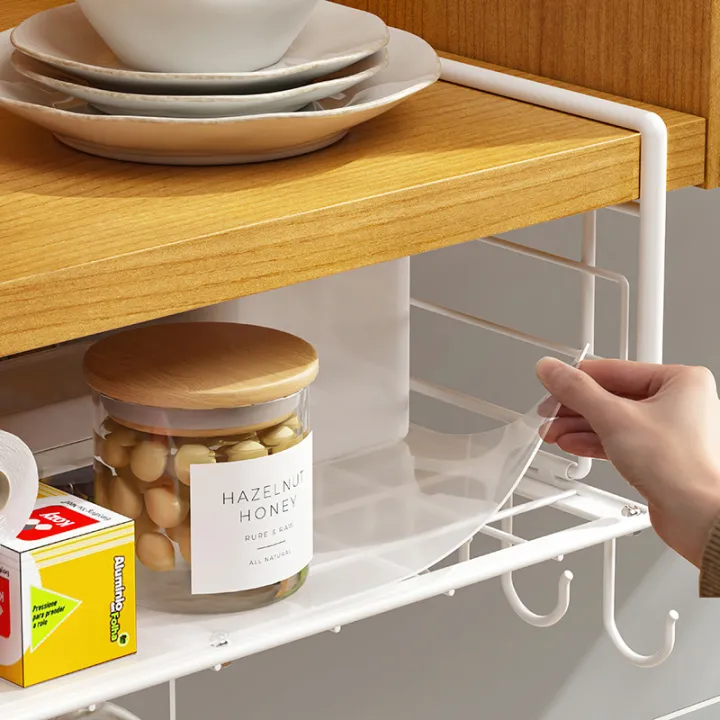 Kitchen%20Hanging%20Basket%20Storage%20Rack%20Hanging%20Cabinet%20Lower%20Rack%20Seasoning%20Storage%20Layered%20Hanging%20Basket%20Wall%20Cupboard%20Lower%20Hanging%20Paper%20Rack%20-%20Image%204