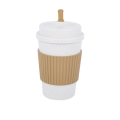 Reusable Coffee Cups With Lids Wheat Straw Portable Coffee Cup Dishwasher Safe Eco Friendly Coffee Mug Coffee Tea Espresso Cups. 