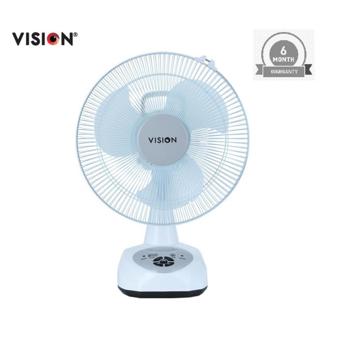 VISION - Rechargeable Table Fan, 12 Inch