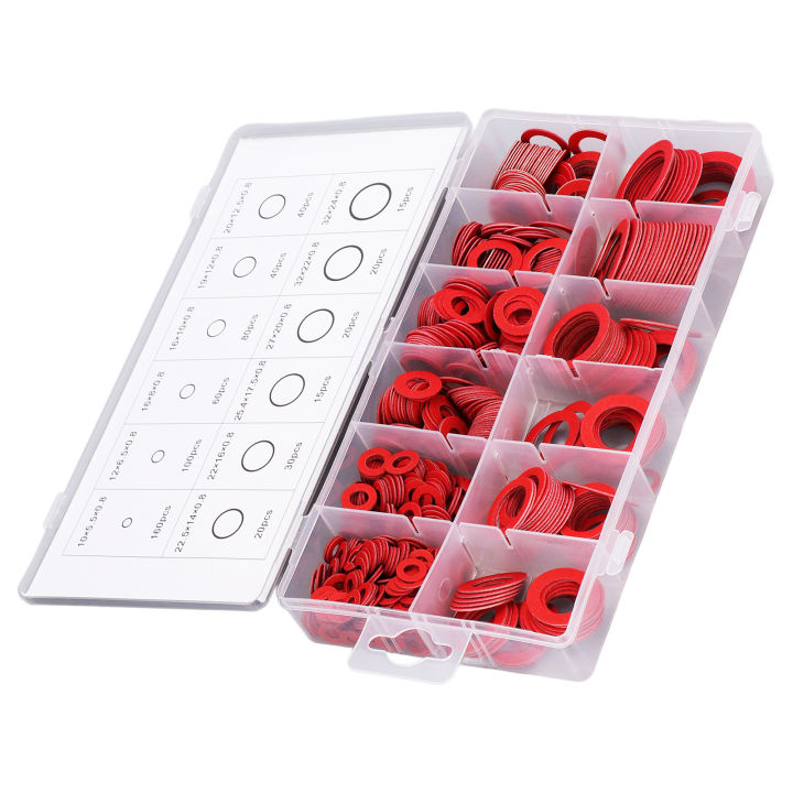 Flat%20Washer%20Set,%20Paper%20Fiber%20Gasket%20600PCS%20Multifunctional%20for%20Fencing%20for%20Plasterboard%20-%20Image%203