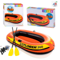 Intex Explorer 200 forb 2-Person Inflatable Boat Set with French Oars and Mini Air Pump. 