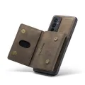 For OnePlus 9RT 5G DG.MING M2 Series 3-Fold Multi Card Bag + Magnetic Back Cover Case. 