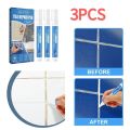 【Top-rated】 Grout Pen Tile Marker Grout Repair Pen Mildew-proof Waterproof White Tile Paint Marker Bathroom Decontamination for Restoring Tile Wall Floor Tile Grout Pens.