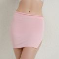 Women Mini Shirt Summer Slim Plus Size Solid Color Female Splited High Waist Pencil Skirt Club Fashion. 