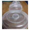 3 Pieces 3 Size MICROWAVE FOOD COVER / Plate Cover Splatter Guard Non Stick Plastic Clear Dish Lid.