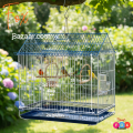Code- 6057 - House Shape Bird Color Full metal wire cage for Foldable Pet Carrier/House  bird cage,bird accessories,bird food,bird toys,bird nest,bird harness,bird cage big size,bird feeder,bird house,bird cage decoration,bird cage big size steel,cage sm. 