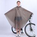 High quality Mens Womens Cycling Bicycle Bike Raincoat Rain Cape Poncho Hooded Windproof Rain Coat Mobility Scooter Cover. 