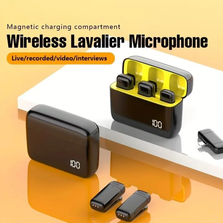 K6%20New%202%20in%201%20Wireless%20Lavalier%20Microphone%20Portable%20Audio%20Video%20Recording%20Interview%20Mini%20Mic%20Live%20Broadcast%20Gaming%20Phone%20Mic%20-%20Image%206