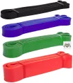 Resistance Bands for Body Stretching, Fitness Training, Flexibility, and Powerlifting - Premium 100% Natural Latex Workout Loop Therabands 7 level for Crossfit and Home Gym - Fitness Mart. 