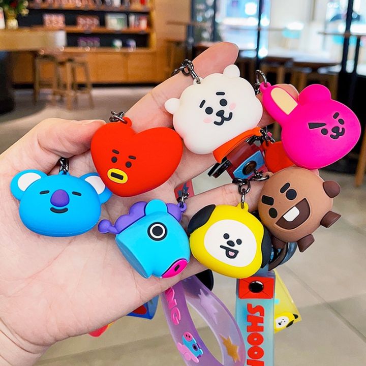 Kpop%20Idol%20BTS%20BT21%20cute%20cartoon%20silicone%20doll%20keychain%20key%20ring%20pendant%20-%20Image%203