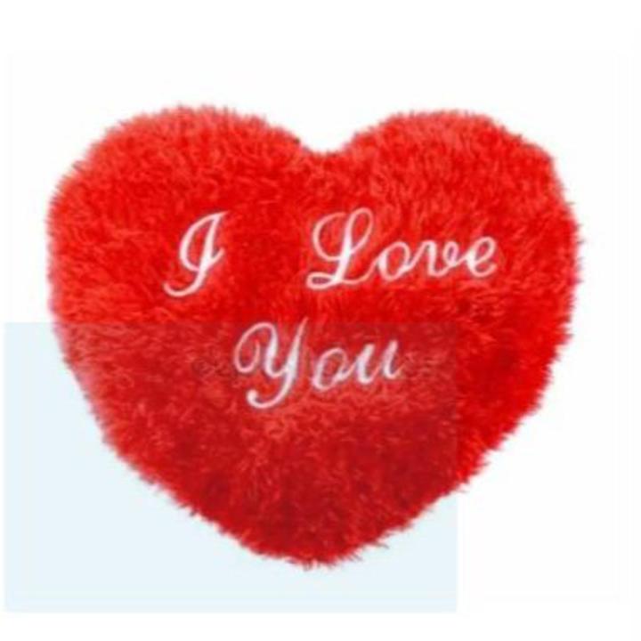 Valentine I love you Heart Shape Pillow