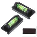 ​2pcs Liquid Level Indicator Mini Bubble Spirit Level 40x17x12mm For Daily Leveling With Magnet. 