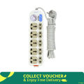 Multiplug 10-Port Socket HP-0555 - 5 Meter | Efficient Power Distribution with 16ft Reach for Ultimate Convenience.