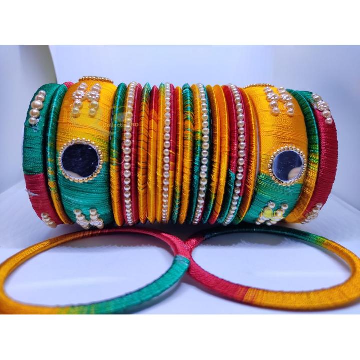 Silk%20Thread%20Fashion%20Bangles%20Set%20Reshmi%20Churi%20Design%20for%20Women%20and%20Girls%20in%20Trendy%20Colors%20-%20Image%203