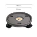 Rolling Potted Stand Heavy Duty Mobile Flower Pot Stand Universal Casters Round Flower Pot Wheels Thickened Movable Flower Pot Rack Office.
