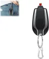 Keychain Portable Charger,1500mAh Mini Power Emergency Pod Key Ring Cell Phone Charger, Ultra-Compact External Fast Charging Power Bank Battery Pack For i-Phone or Type-C. 