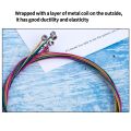 Harmony 6Pcs/Set Acoustic Guitar String Replacement Steel String for Musical Instruments Electric Bass Guitar Accessory. 