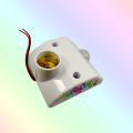 Automatic On/off for Nighttime Human Body Infrared Motion Sensor Holder PIR Motion Sensor Light Socket E27 Lamp Holder.