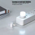 3Pcs Wall Socket Plug-in LED Night Light USB Ultra-Small LED Lamps With 3000K Warm Light LED Lamps For Bathroom Car Kitchen Hallway. 