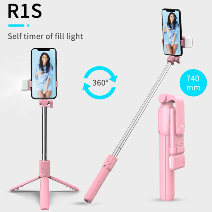 Multifunctional Selfie Stick Bluetooth-compatible Portable Phone Stand Extendable Holder Aluminium Alloy Wireless Remote Shutter