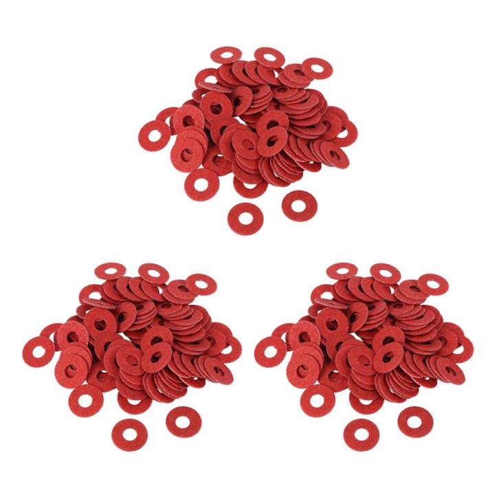 300PCS Red Motherboard Screw Insulating Fiber Washers