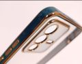Vivo V23 5G / S12 - All Around Solimo Chrome Silicone Electroplating Full Protection New Fashion Classic Skin High Quality Protective Stylish Creative Transparent TPU Phone Back Case Cover With Camera Protection. 