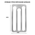 Coffee Pod Holder for Nespresso Vertuo Capsules,Wall-Mounted Storage Rack for Coffee Capsules,Capacity:17.