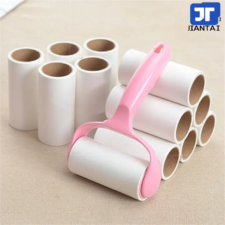 Strong%20Sticky%20Lint%20Roller%20Dust%20Hair%20Removal%20Cover%20Refillable%20Remove%20Clean%20Bedroom%20Carpet%20Hair%20Fur%20Dust%20-%20Image%202