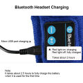 Winter Bluetooth-Compatible Earphone USB Rechargeable Music Headset Warm Knitting Beanie Hat Cap Wireless Sport Headphone. 
