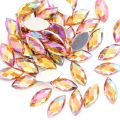 100pcs Glitter Acrylic Horse Eye Non Hotfix Rhinestones Nails Crystals Beads Strass стразы for платье vestidos Dress Nail Art. 