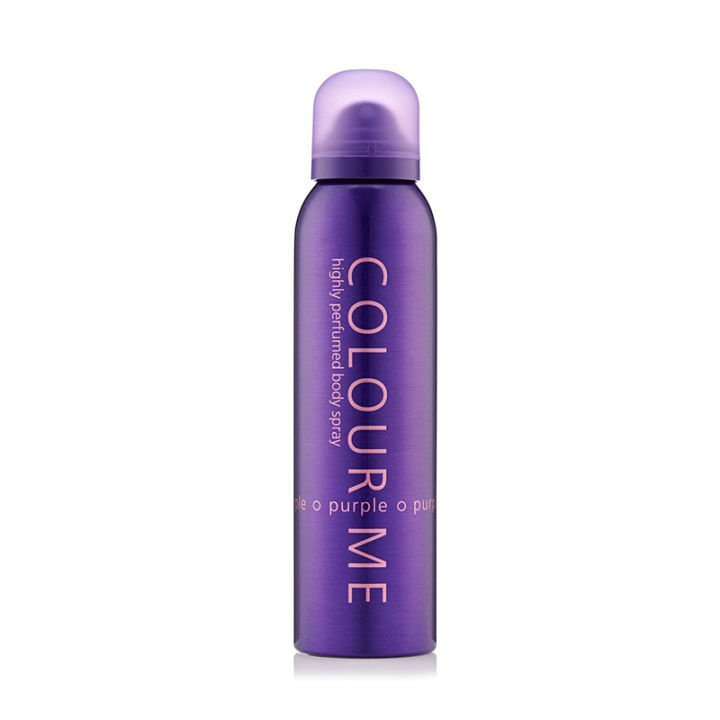 International UAE product Body Spray Colour Me Purple Used for female - 150 ml