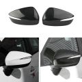 for Mazda CX-3 CX3 2015 2016 2017 2018 2019 2020 2021 ABS Carbon Fiber Side Door Rearview Mirror Cover Trims. 