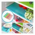 4pcs/set Refrigerator Pad Antibacterial Antifouling Mildew Moisture Tailorable Pad Refrigerator Mats Fridge Waterproof.