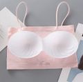 Ice silk strap padded body shape bra for women (One Piece). 