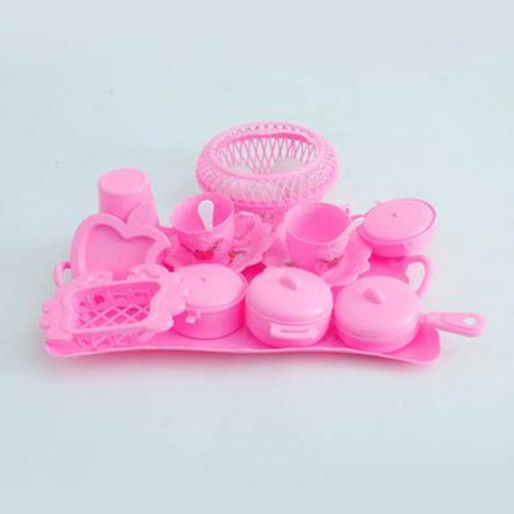 kitchen toy set -Barbie basket tray