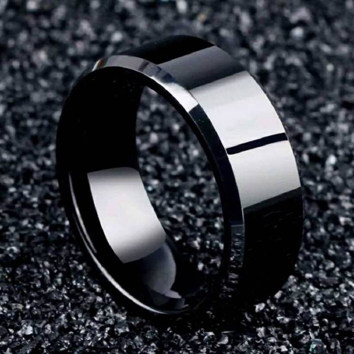 Black Colour Ring For Man
