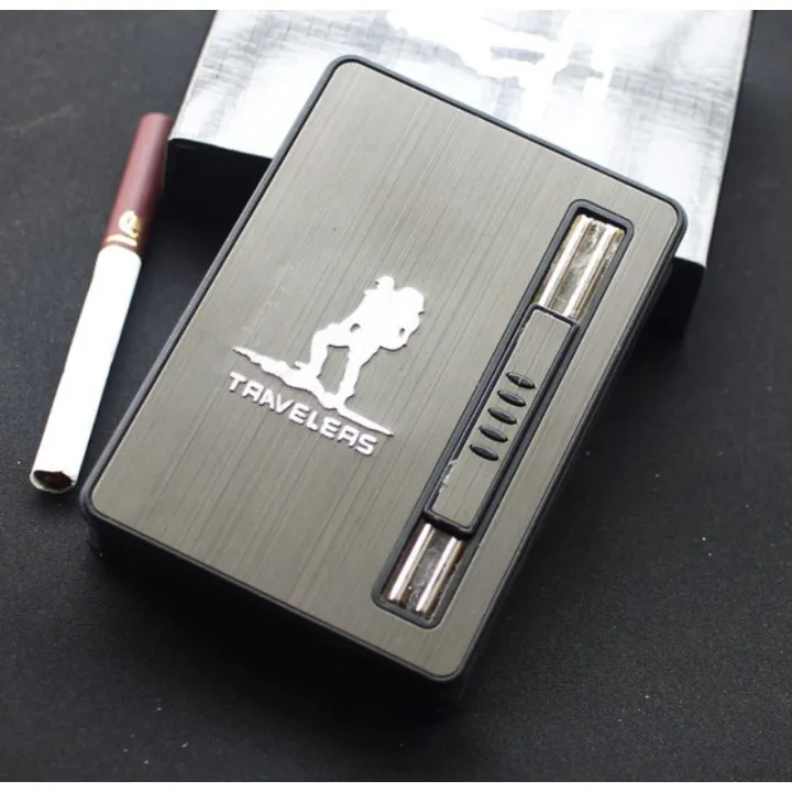 Cigarette%20Box%20With%20Jet%20Lighter%2010%20Pc%20Cigarette%20Launch%20Injection%20Holder%20Case%20Lighter%20-%20Image%202
